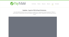 Desktop Screenshot of paymatehr.com