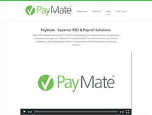 Tablet Screenshot of paymatehr.com